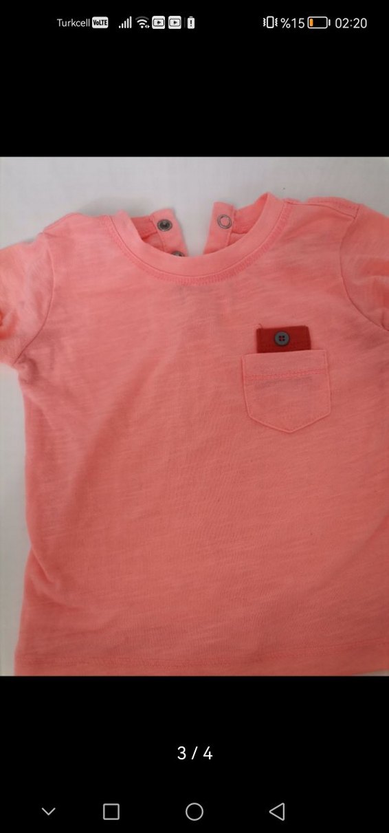 Renkli Bağlama Desenli Kız Bebek Takımı - Görsel 3