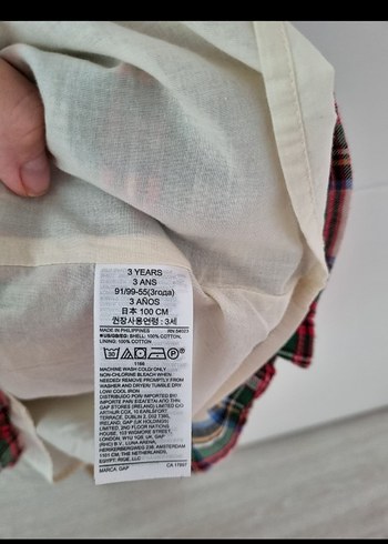24-36 Ay Beden çeşitli Renk gap orjinal ekose elbise