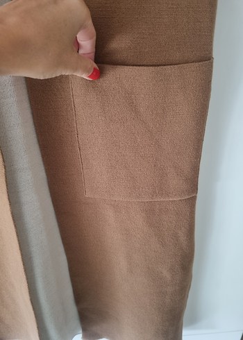 uspa uzun triko yelek - Görsel 5