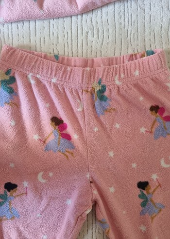 ms spencer kız Pembe Polar Pijama Takımı - Görsel 5
