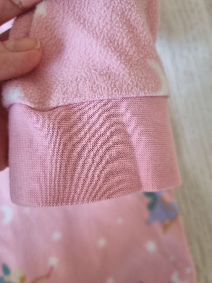 ms spencer  kız Pembe Polar Pijama Takımı - Görsel 4