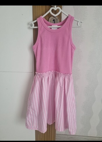 Pembe Kolsuz halter Kız Çocuk Elbise