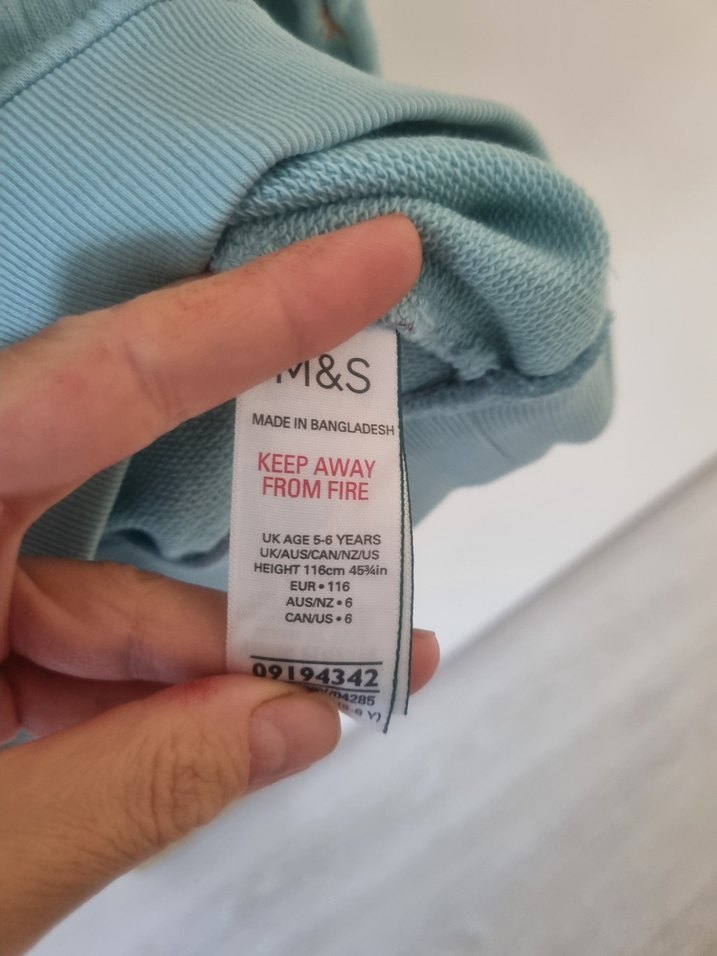 ms spencer Çiçekli Fermuarlı Sweatshirt - Görsel 4