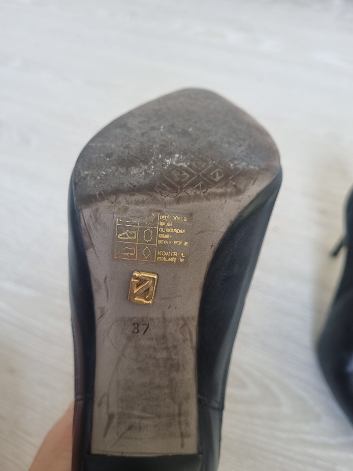 sivri burun kısa bot bootie - Görsel 4