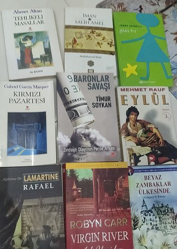  Kitap seti 250 Çeşitli Türkçe ve Yabancı Romanlar Seti