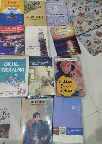  250 tl Farklı Türlerde Çok Sayıda Roman Kitap Seti