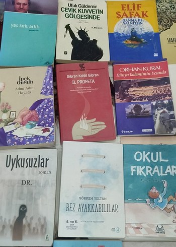  Beden Renk 250 tl Farklı Türlerde Çok Sayıda Roman Kitap Seti