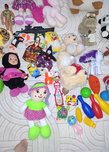 Beden Renk Renkli Peluş Oyuncaklar Seti Fiyat sorunuz