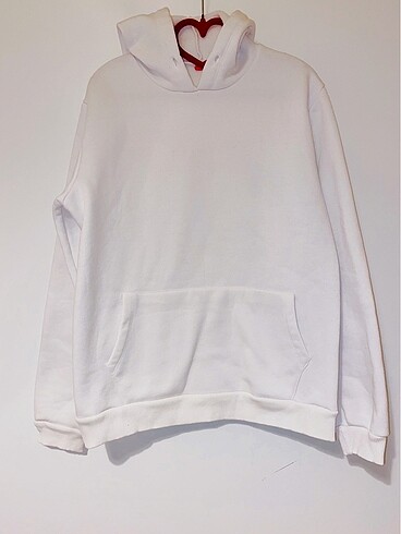 Beyaz sweatshirt