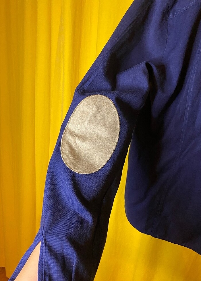 Koton Süet Detaylı Lacivert Gömlek - Görsel 2