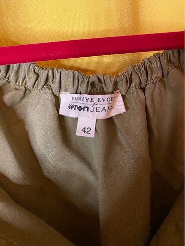 Koton Fahriye Evcen Haki Gömlek - Görsel 4