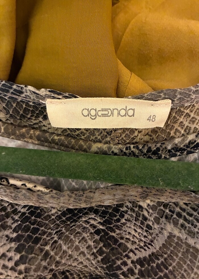 Agenda Desenli Elbise - Görsel 4