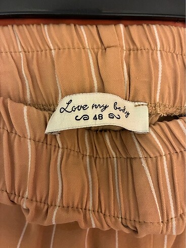 Love my body çizgili pantalon - Görsel 4