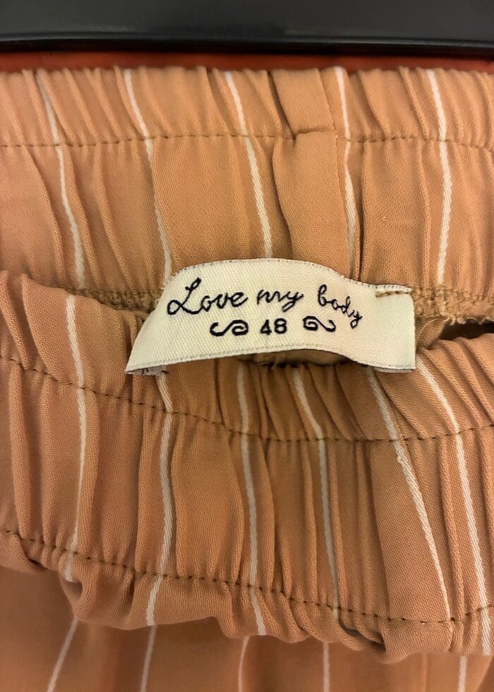 Love my body çizgili pantalon - Görsel 4