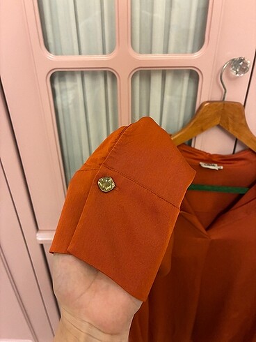 Beymen Club Kiremit Saten Gömlek - Görsel 4