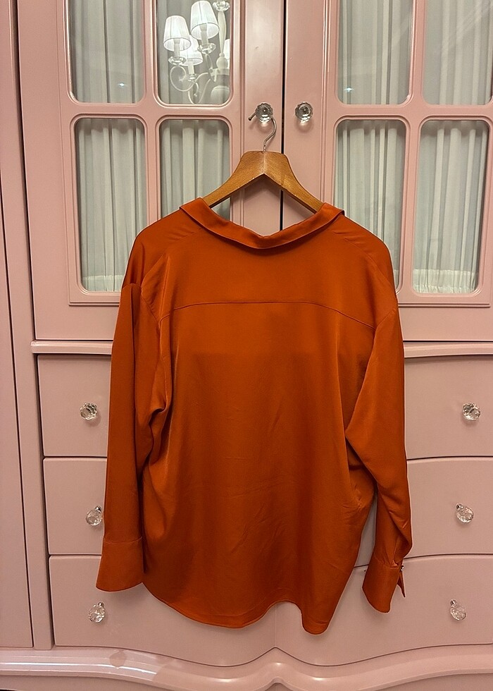 Beymen Club Kiremit Saten Gömlek - Görsel 3