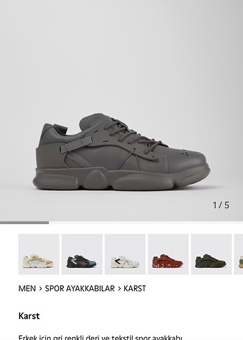 Gri Erkek Ayakkabı - Görsel 10