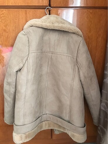 s Beden Stradivarius biker ceket kürklü mont