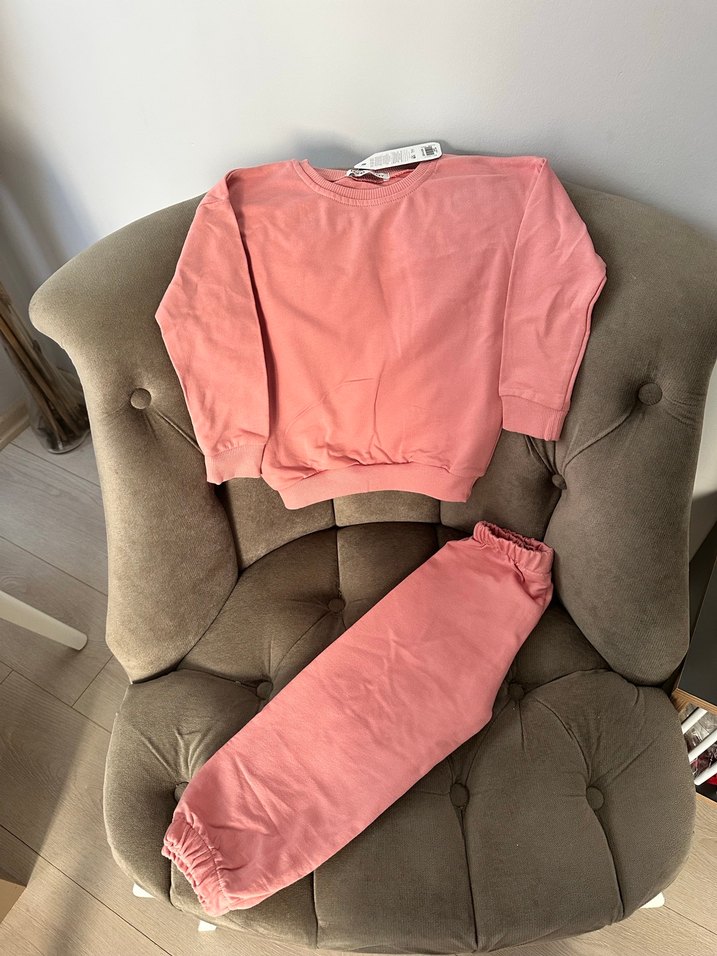 Kız Çocuk Pembe Rahat Takım - Görsel 2