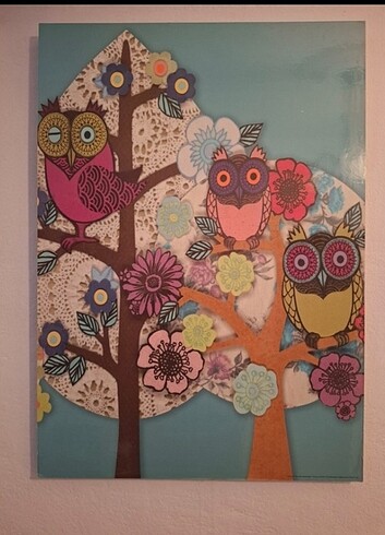 İkea baykus tablo 50*70 - Görsel 5