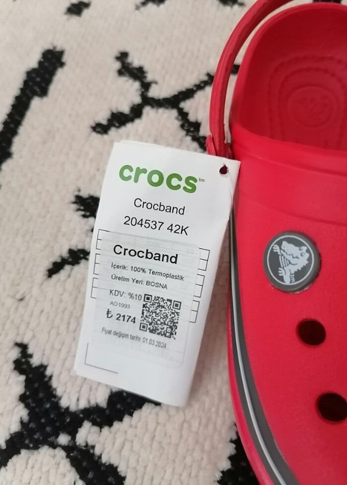 Crocs orjinal 19 20 terlik - Görsel 2