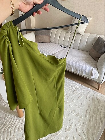 xs Beden haki Renk H&M etiketli elbise