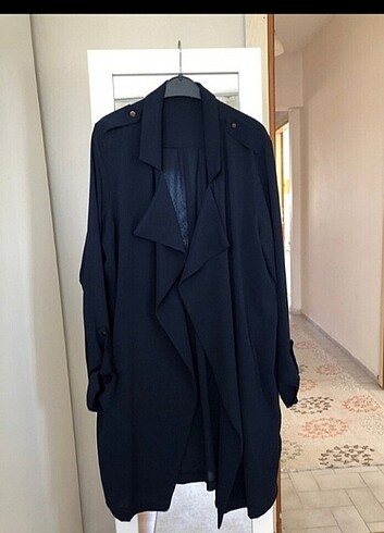 40 Beden Lacivert #kimono #kap#trenc#
