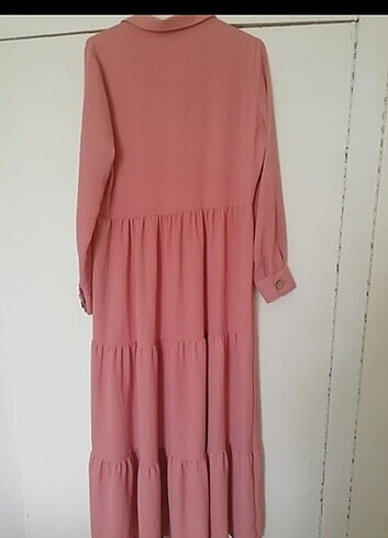 Trendyol & Milla Pembe tesettür elbise