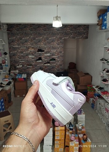 32 Beden Nike Air ithal kız çocuk spor ayakkabı 