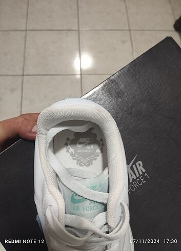 37 Beden beyaz Renk Nike Air force bayan sneaker spor ayakkabı 
