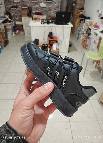 27 Beden Çocuk sneaker spor ayakkabı 