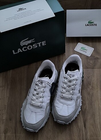 Lacoste YENİ RENK LACOSTE???? ELİTE ACTİVE PREMİUM BEYAZ BEJ YEŞİL