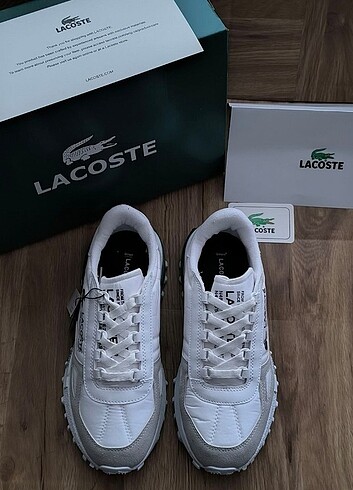 41 Beden beyaz Renk YENİ RENK LACOSTE???? ELİTE ACTİVE PREMİUM BEYAZ BEJ YEŞİL