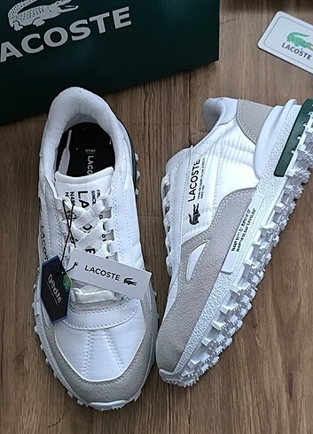 Lacoste YENİ RENK LACOSTE???? ELİTE ACTİVE PREMİUM BEYAZ BEJ YEŞİL