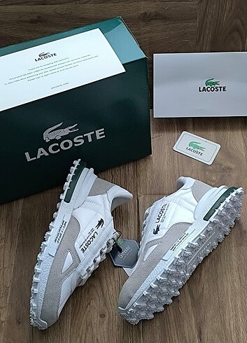 43 Beden YENİ RENK LACOSTE???? ELİTE ACTİVE PREMİUM BEYAZ BEJ YEŞİL