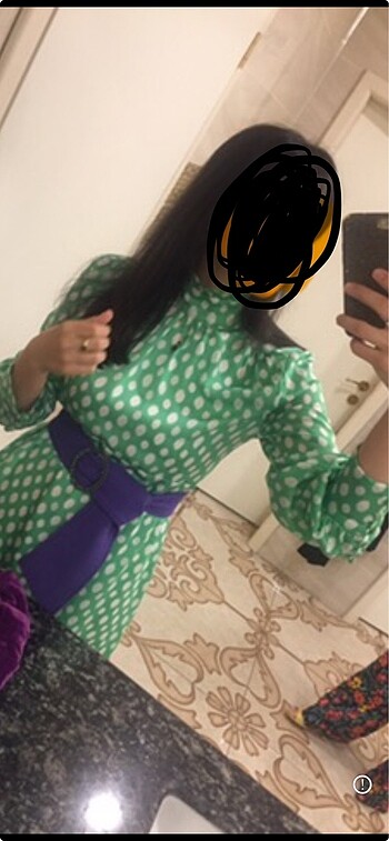 Saten elbise