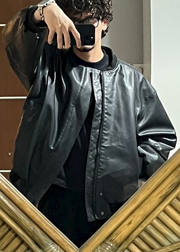 Diğer Deri bomber ceket