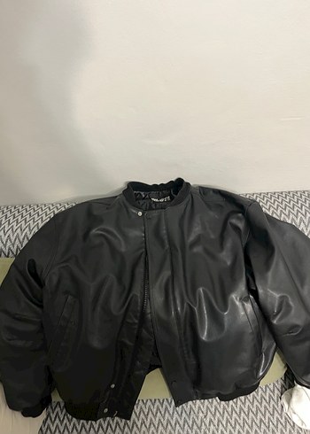 Deri bomber ceket