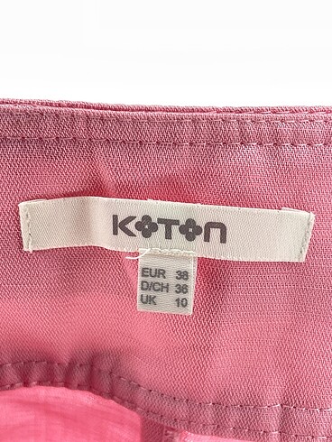 38 Beden pembe Renk Koton Mini Etek %70 İndirimli.