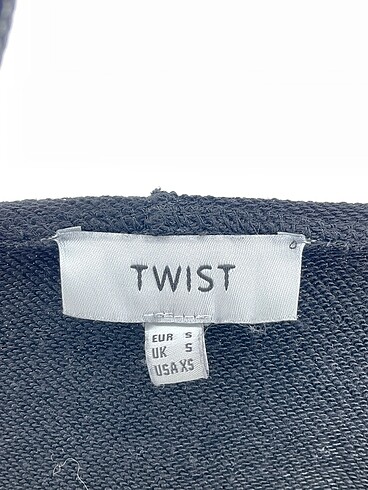 s Beden siyah Renk Twist Sweatshirt %70 İndirimli.