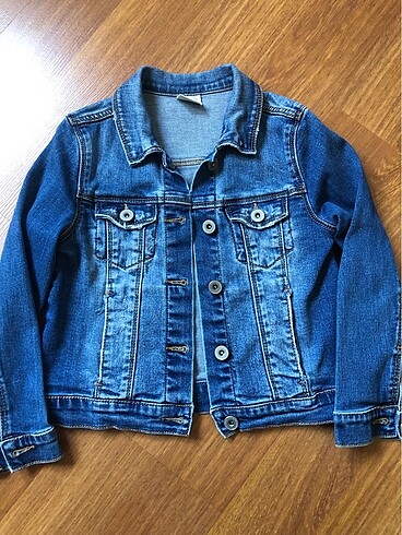 Kız çocuk denim ceket / kot ceket