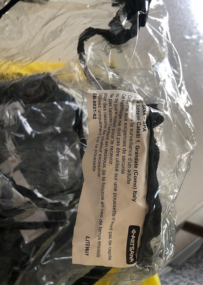 Bebel arabası yağmurluk - Görsel 4