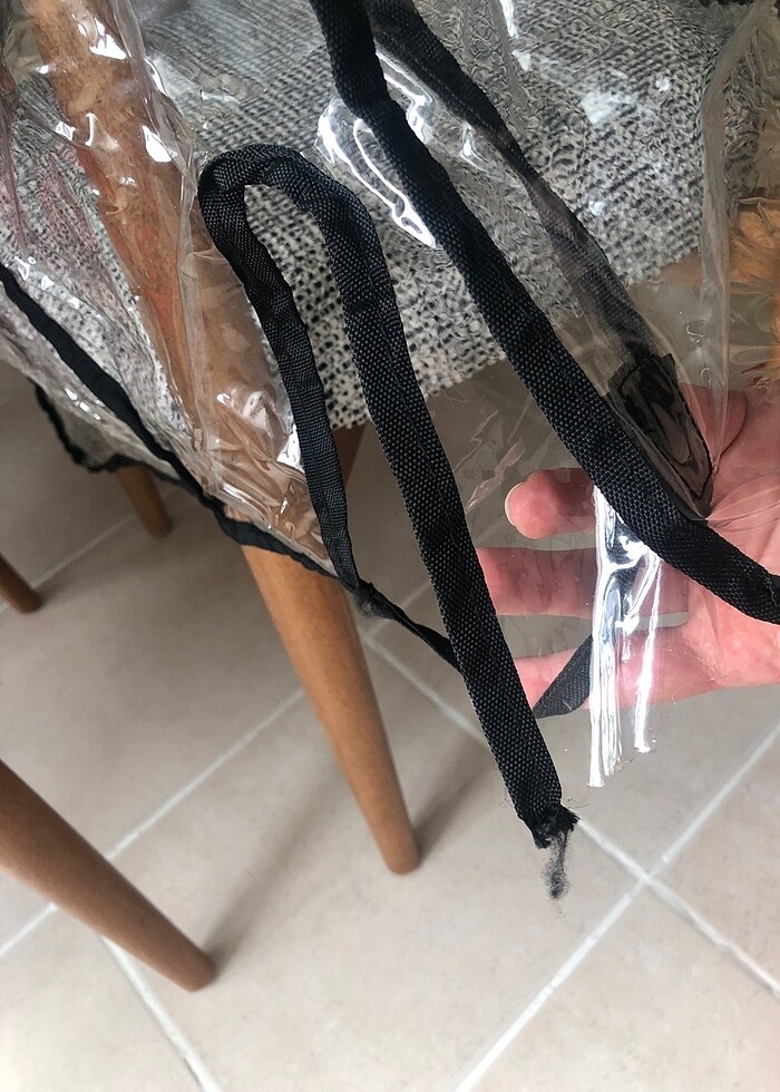 Bebel arabası yağmurluk - Görsel 5