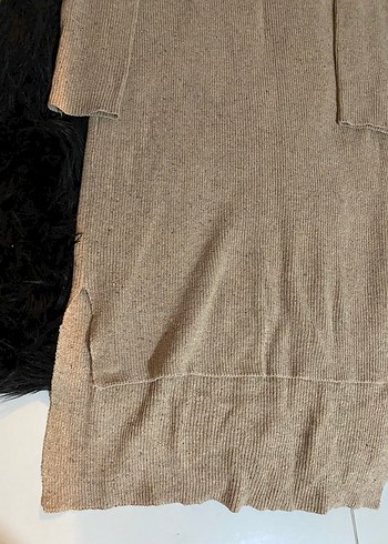 Yırtmaçlı Triko Elbise - Görsel 5