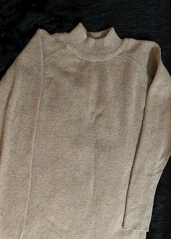 Yırtmaçlı Triko Elbise - Görsel 4