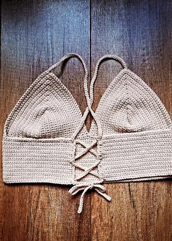 Koton Bej Bohem Mini Bralet