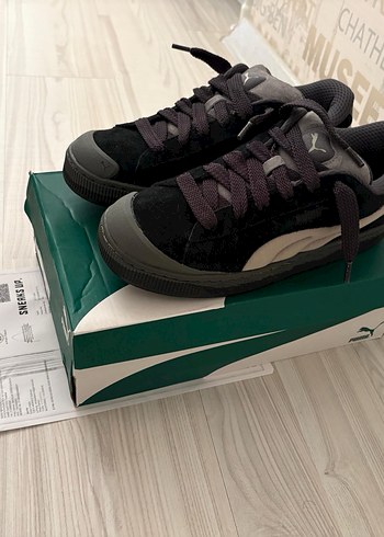 44 Beden Puma Siyah Gri Erkek Spor Ayakkabı