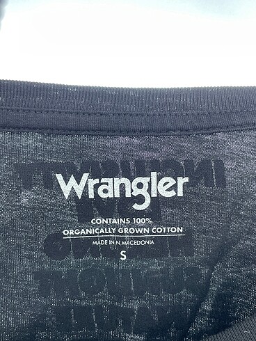 s Beden siyah Renk Wrangler T-shirt %70 İndirimli.