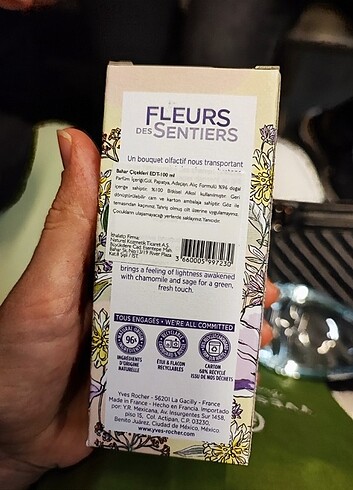  Beden YVES ROCHER Fleurs Des Sentiers parfüm 