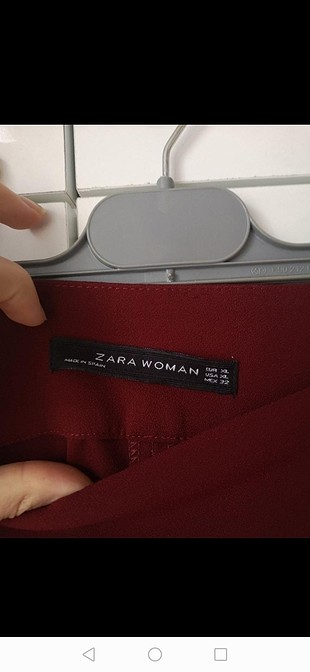 zara cluotte pantolon bordo